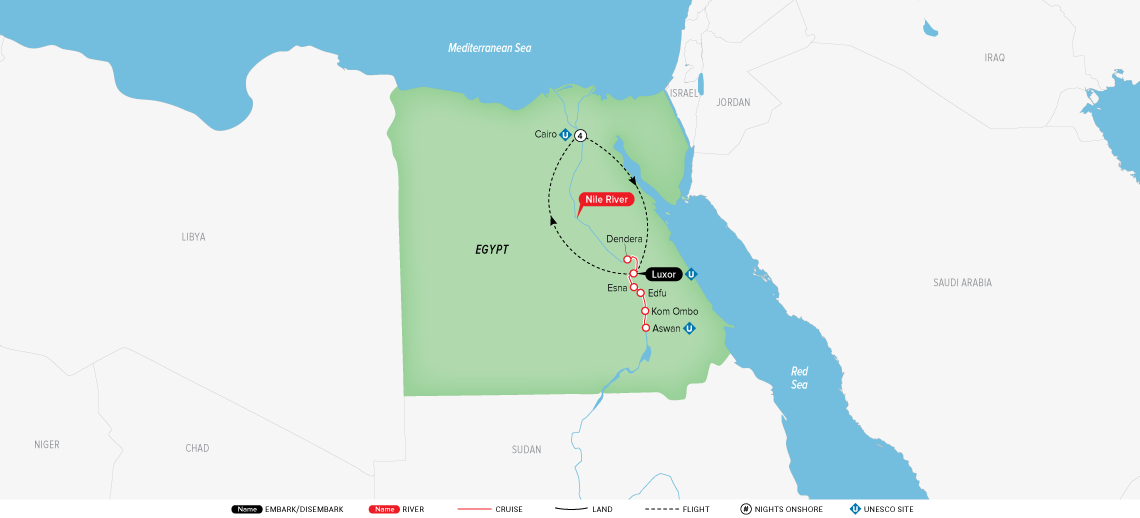 splendors-of-egypt-&-the-nile-map