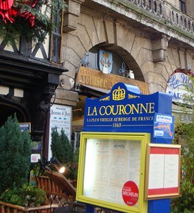 La Couronne Restaurant Sign